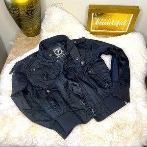Black zipper 5t girls jacket